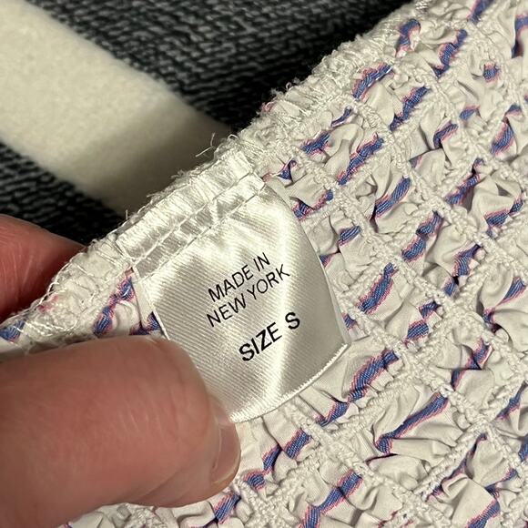 NEW Petersyn Revolve Diana Seersucker Popcorn Dress Size Small - Picture 9 of 9